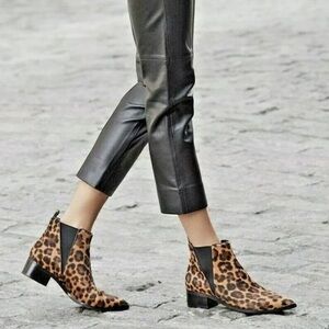 Marc Fisher Brown Multi Pony Booties